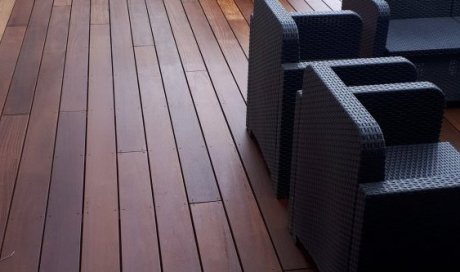 CREATION D'UNE TERRASSE EN BOIS CUMARU